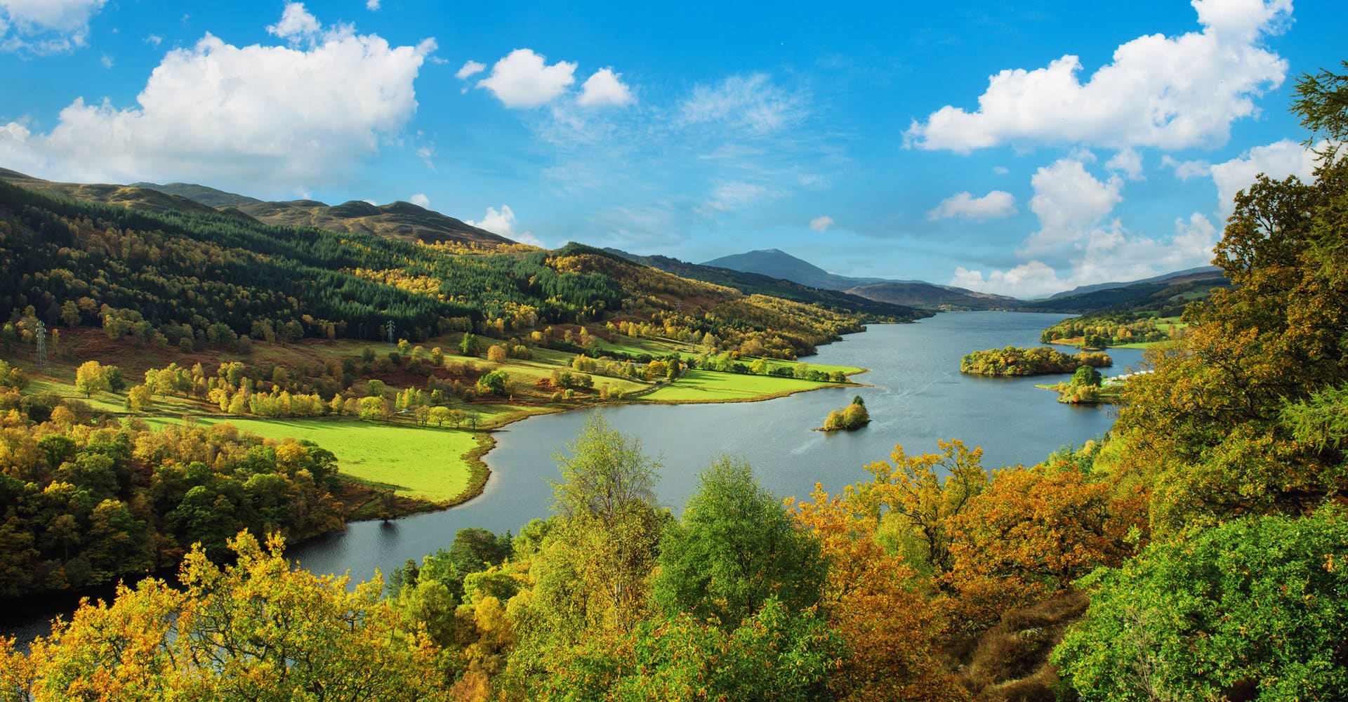 Perthshire landscape, service area of Marshall & Co.