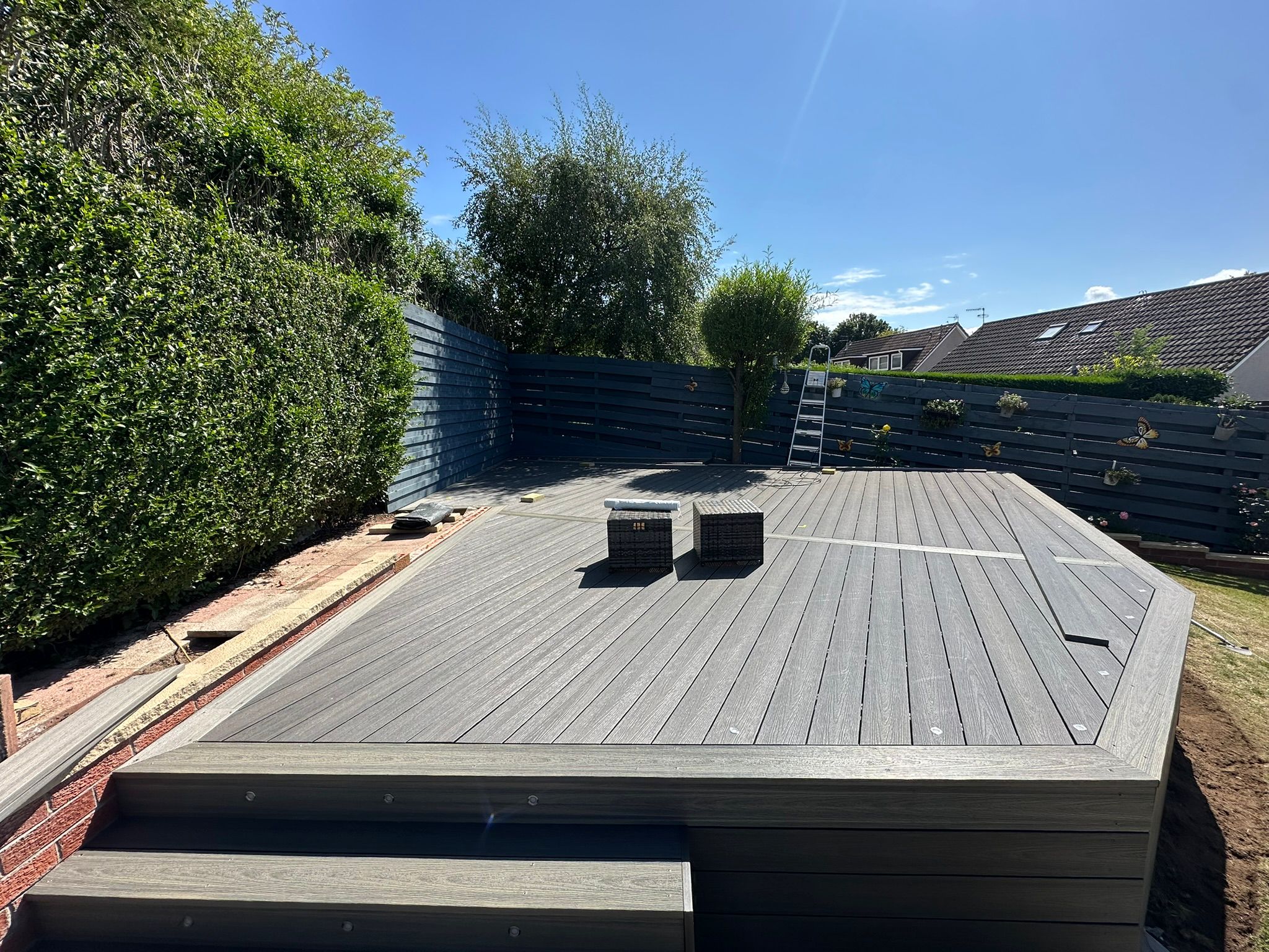 Bespoke garden decking by Marshall & Co., Perthshire