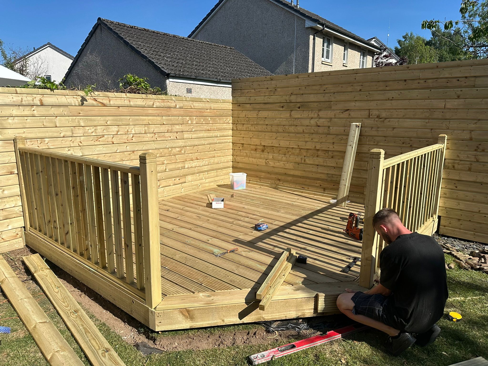 Composite decking project by Lee Marshall