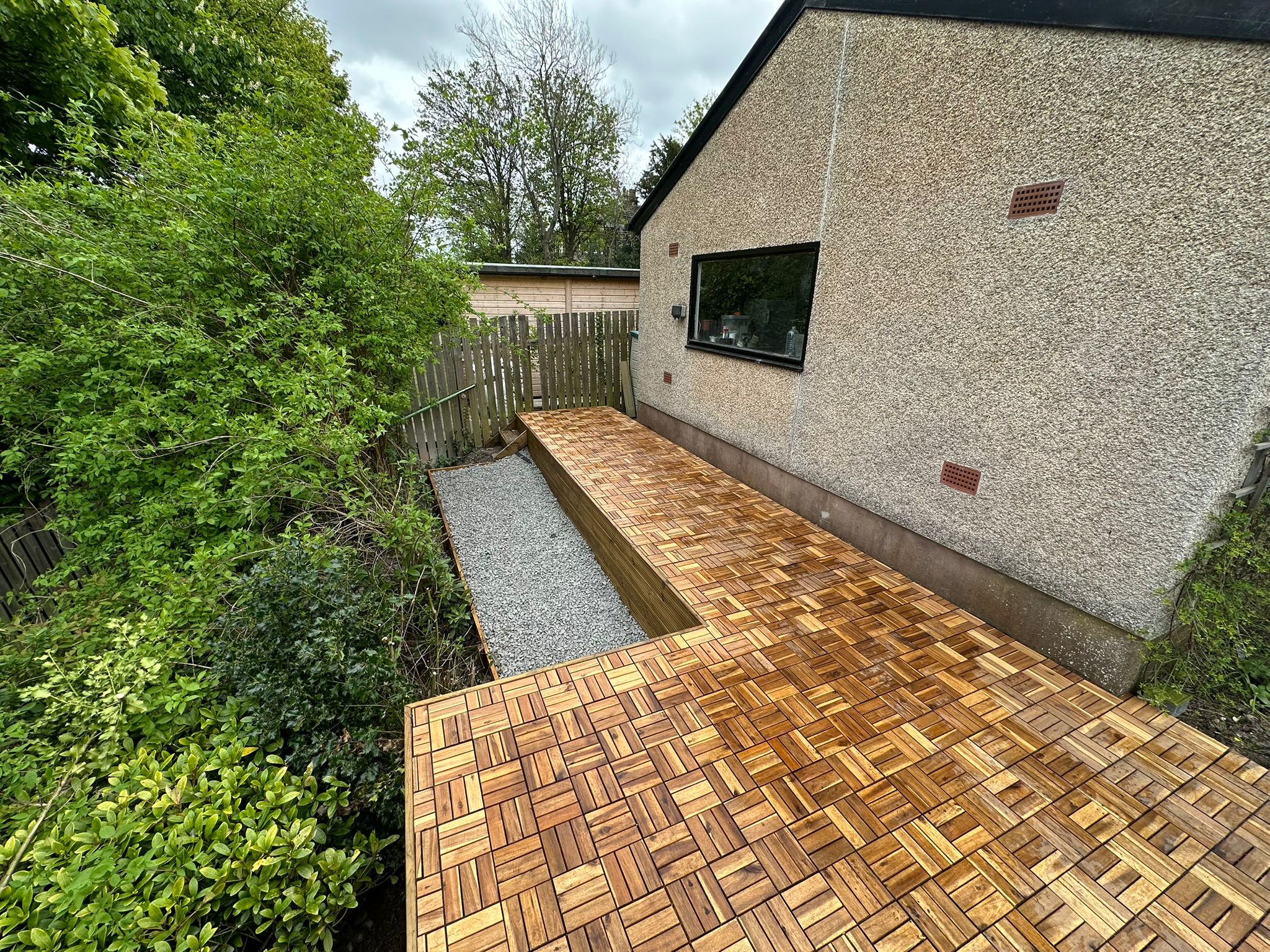 Decking installation in Perthshire
