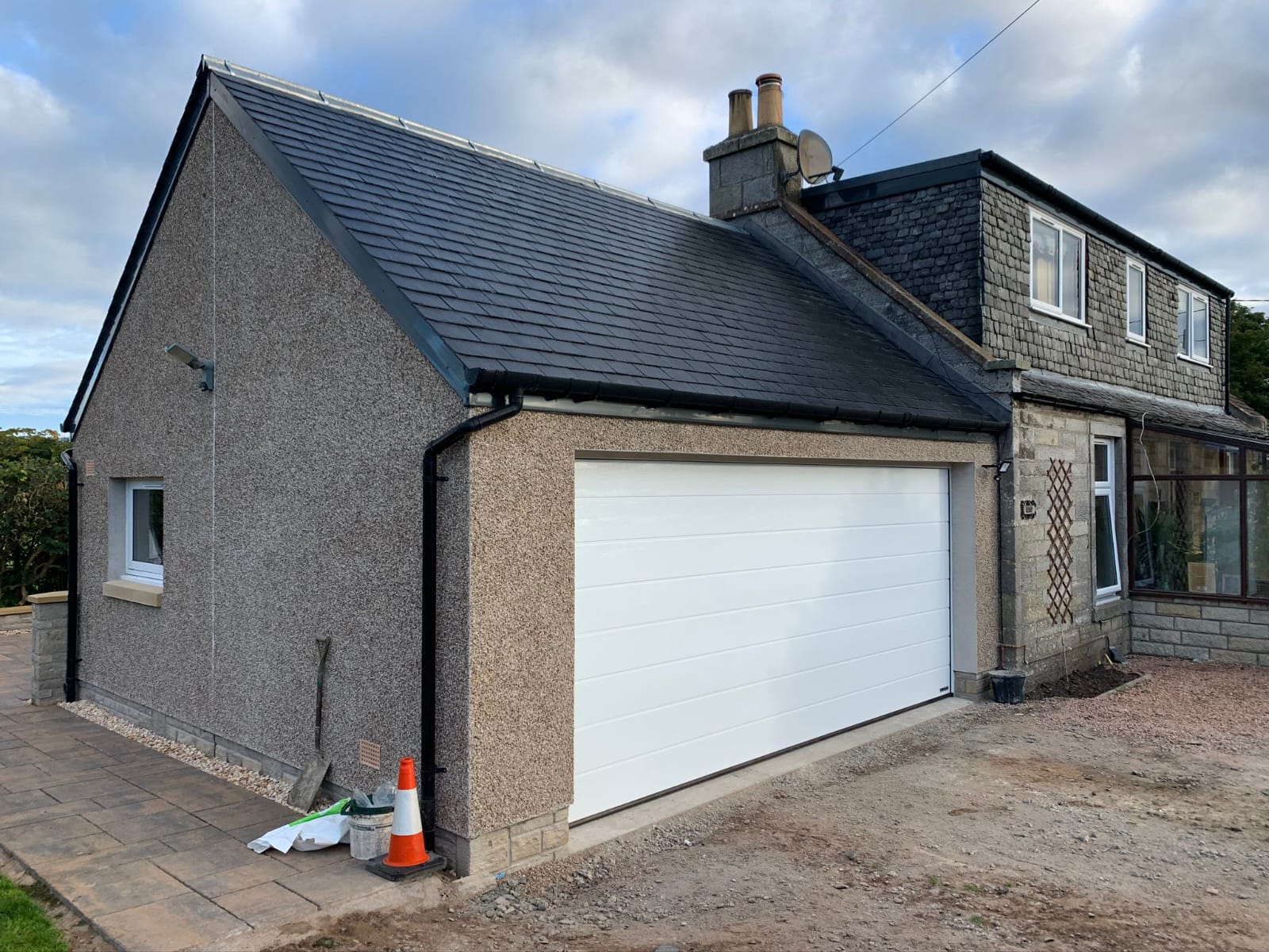Garage conversion project by Marshall & Co. in Perth, Scotland