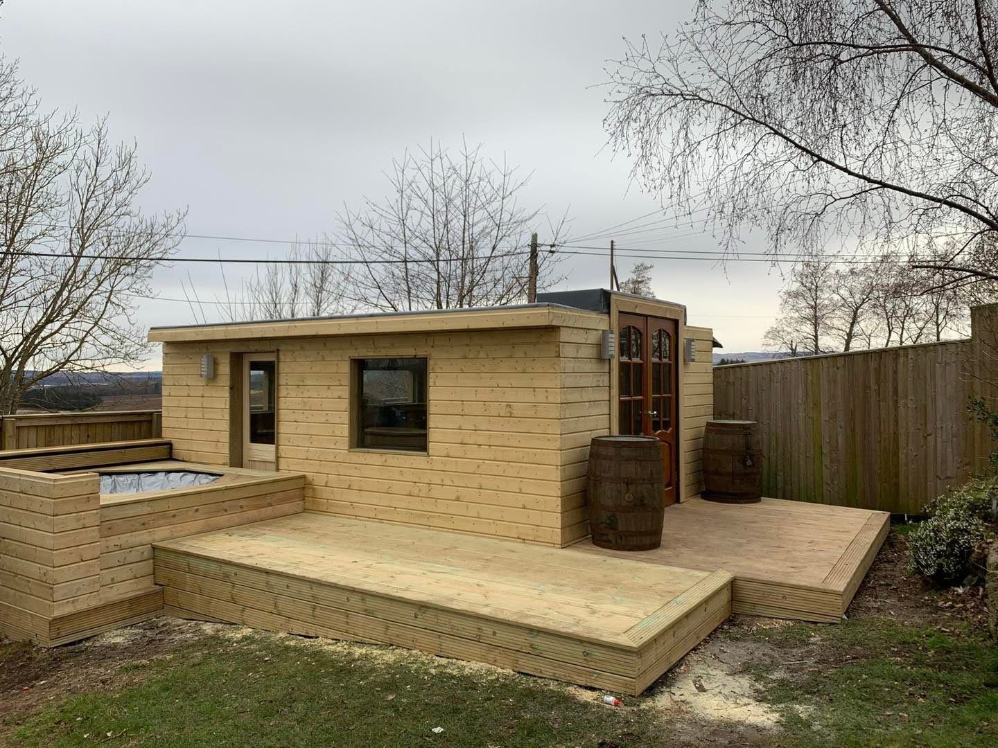 Bespoke garden room built by Marshall & Co. in Perthshire
