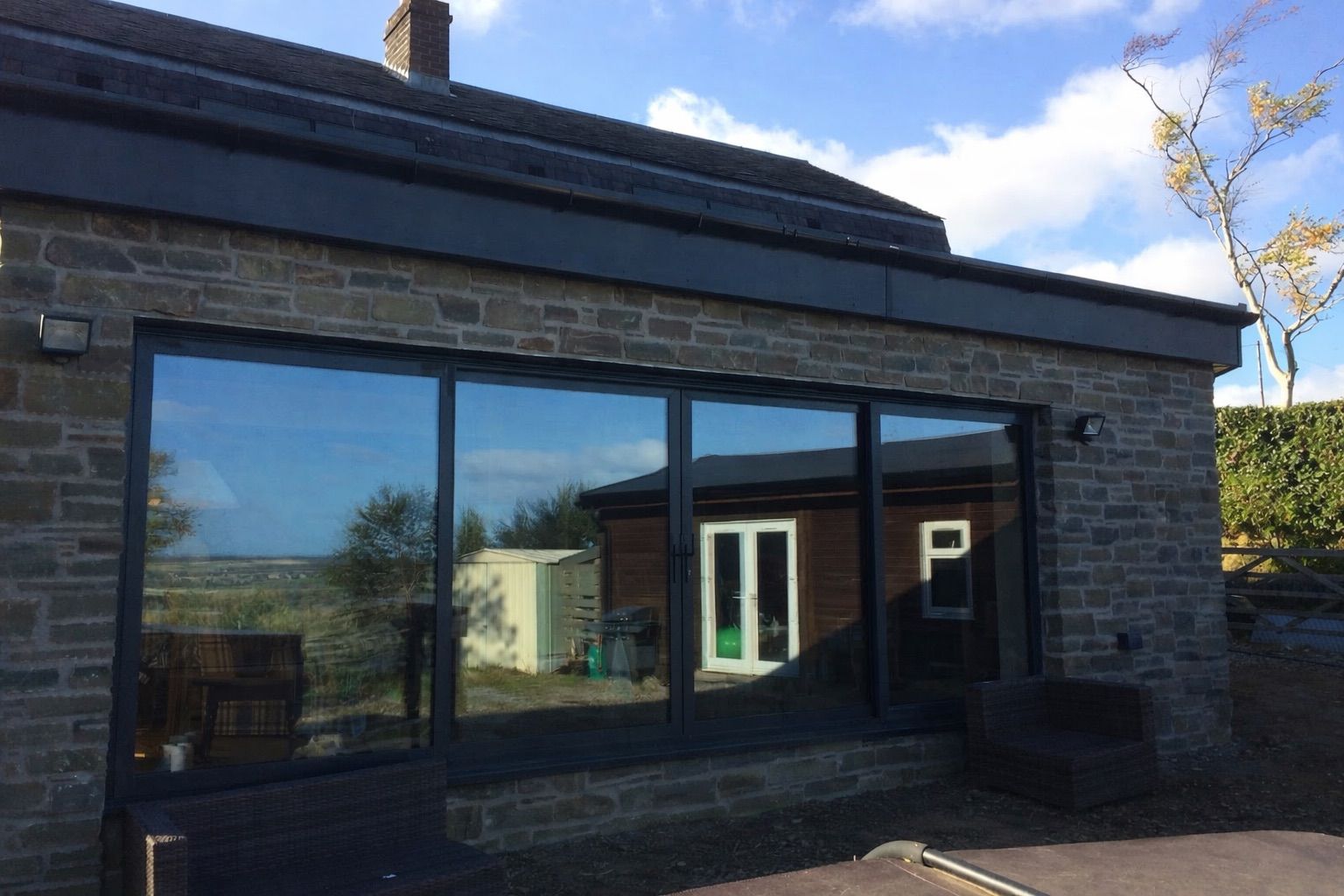 Structural rear extension by Marshall & Co., Perthshire