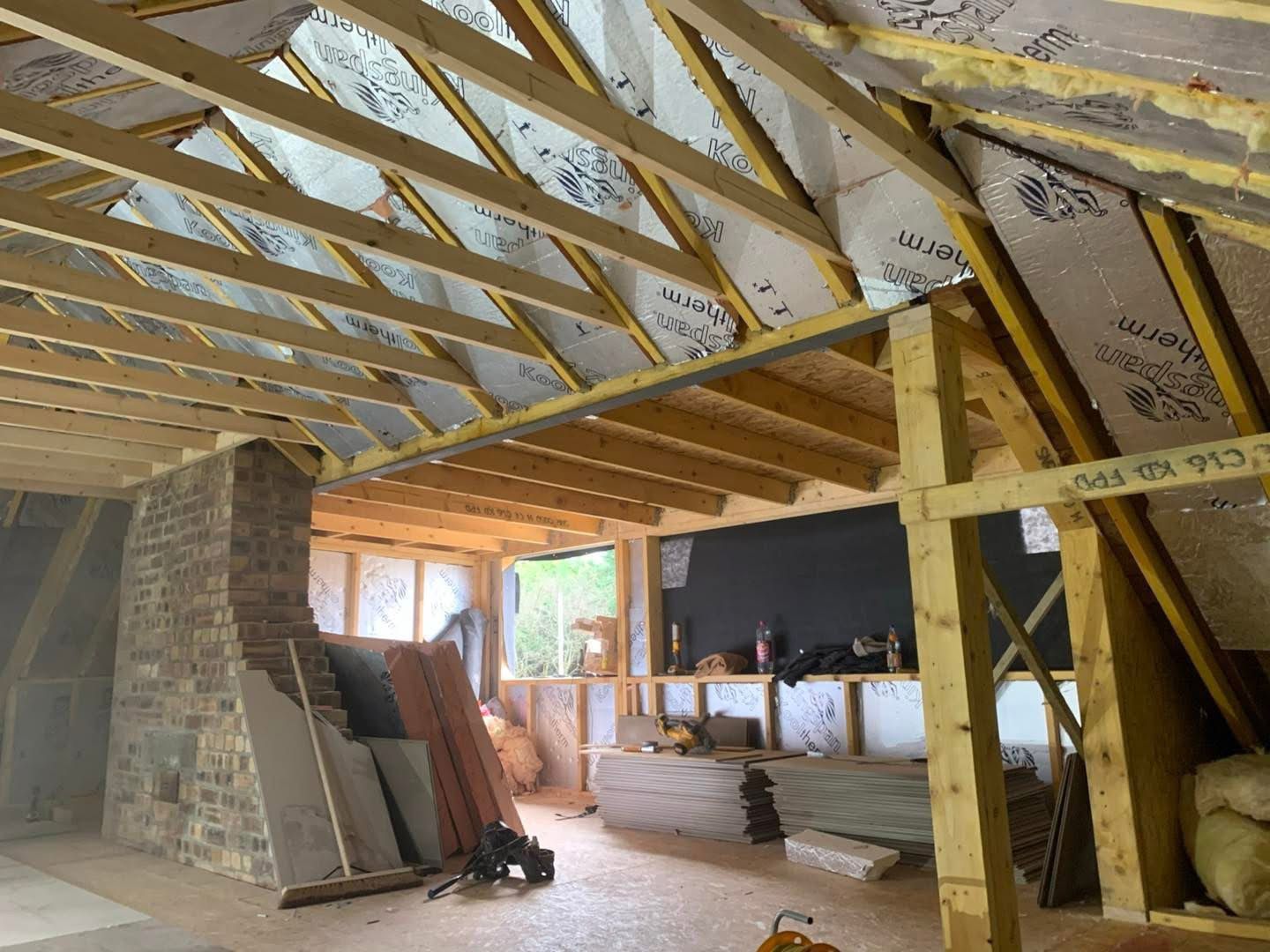 Rear extension with bifold doors, Perthshire
