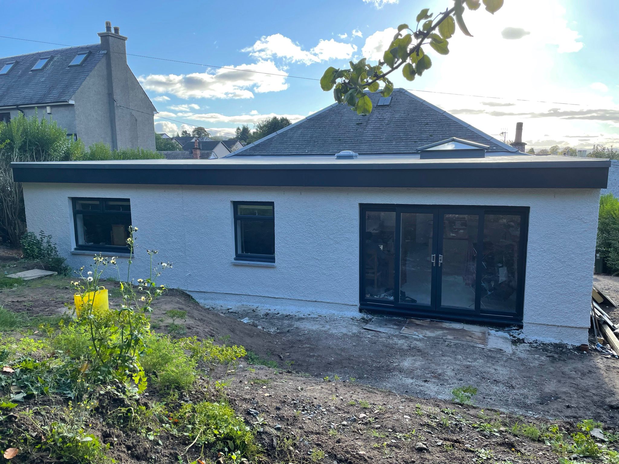 Bespoke structural extension matching original stonework, Perth